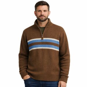 Timberland Lambswool Quarter Zip Sweater Mens Sz XL Preppy Stratham Outdoor Gear